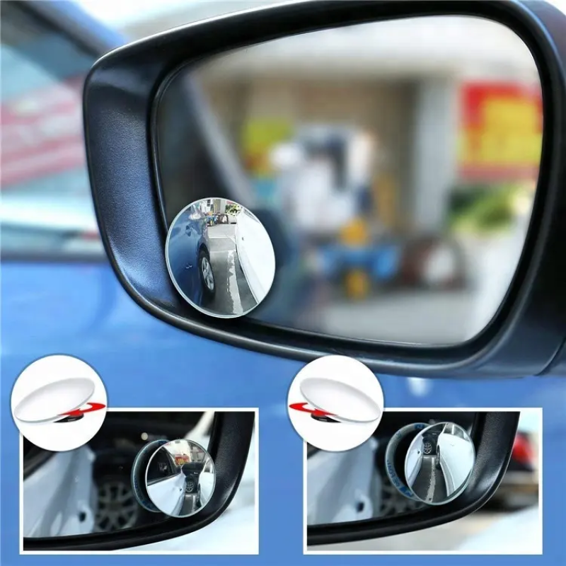 Blind Spot Mirror Factory - 2 Pcs Pack Round HD Glass