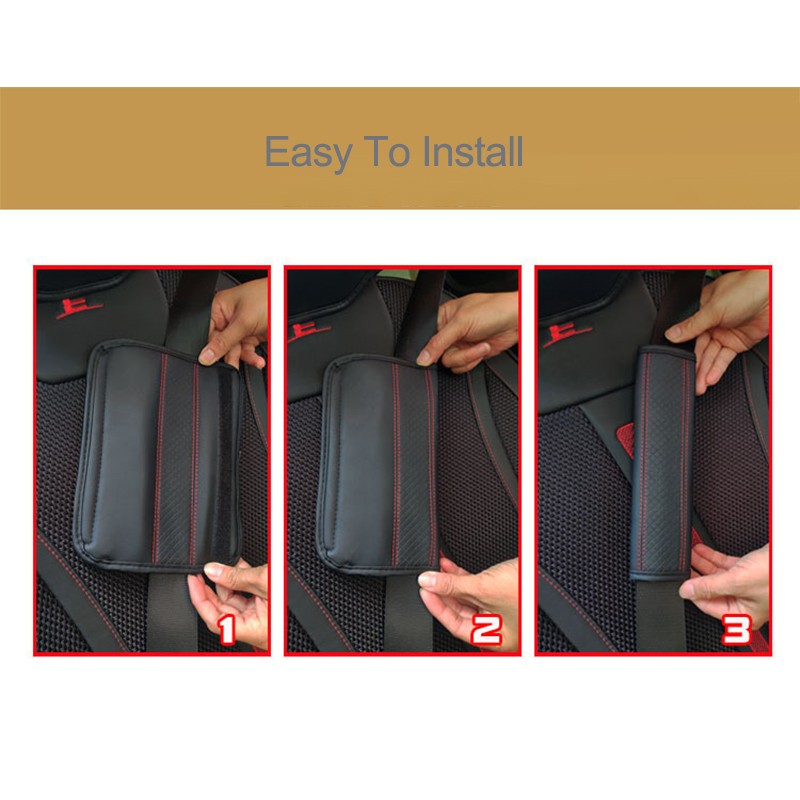 PU Leather Supplier - Universal Car Safety Belt Cover