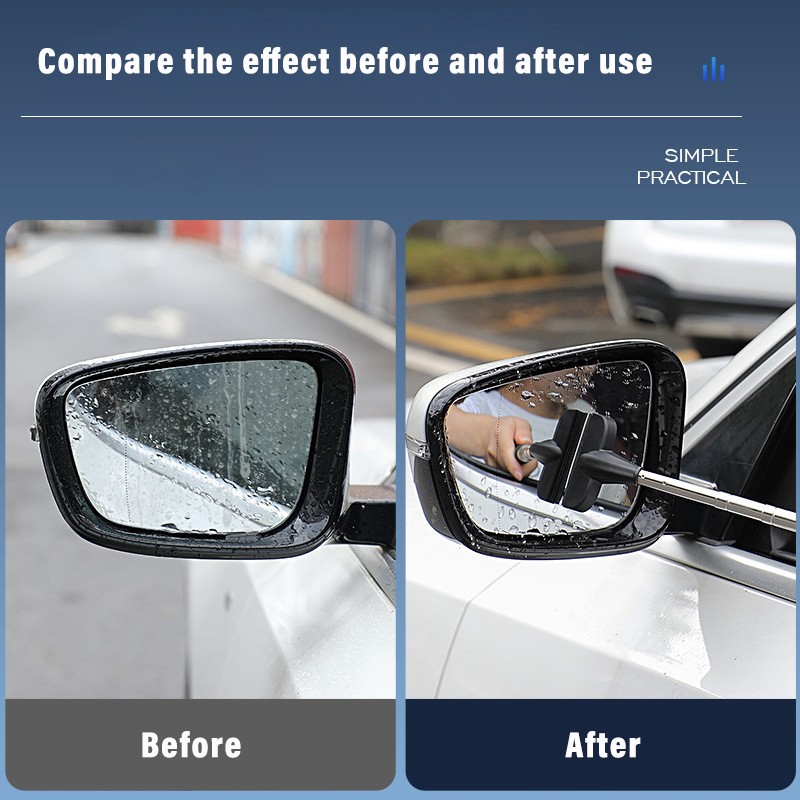 Car Cleaner Factory - Portable Car Rearview Mirror Wiper