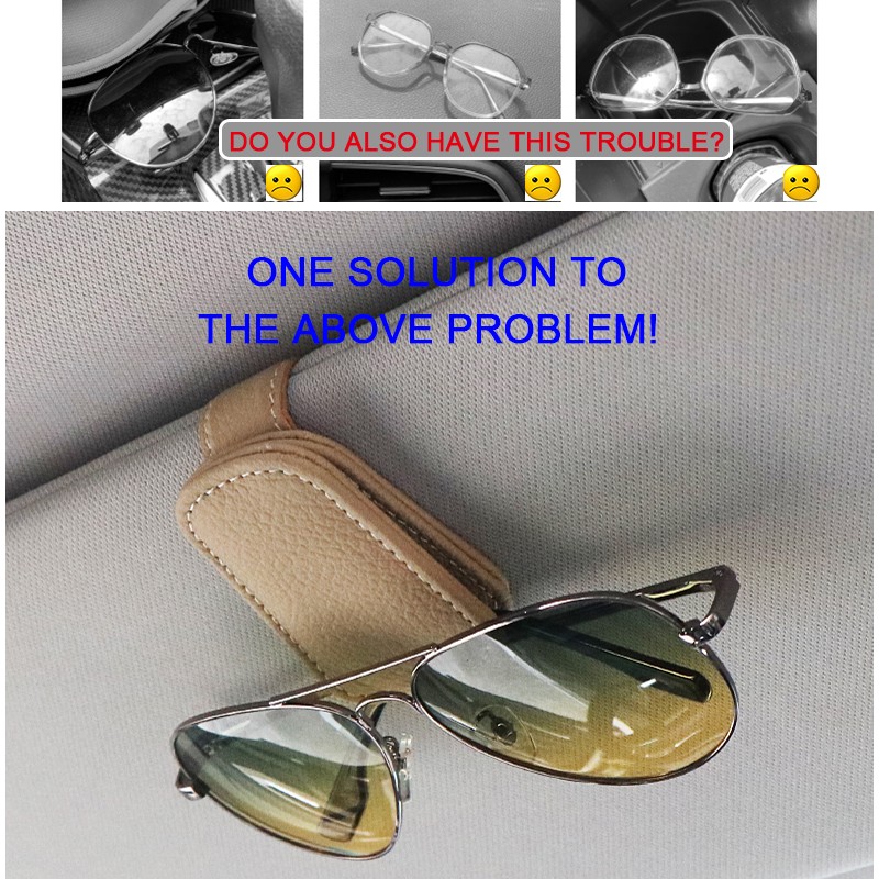 Leather Clip Manufacturer - Customized Real Leather Eyeglasses