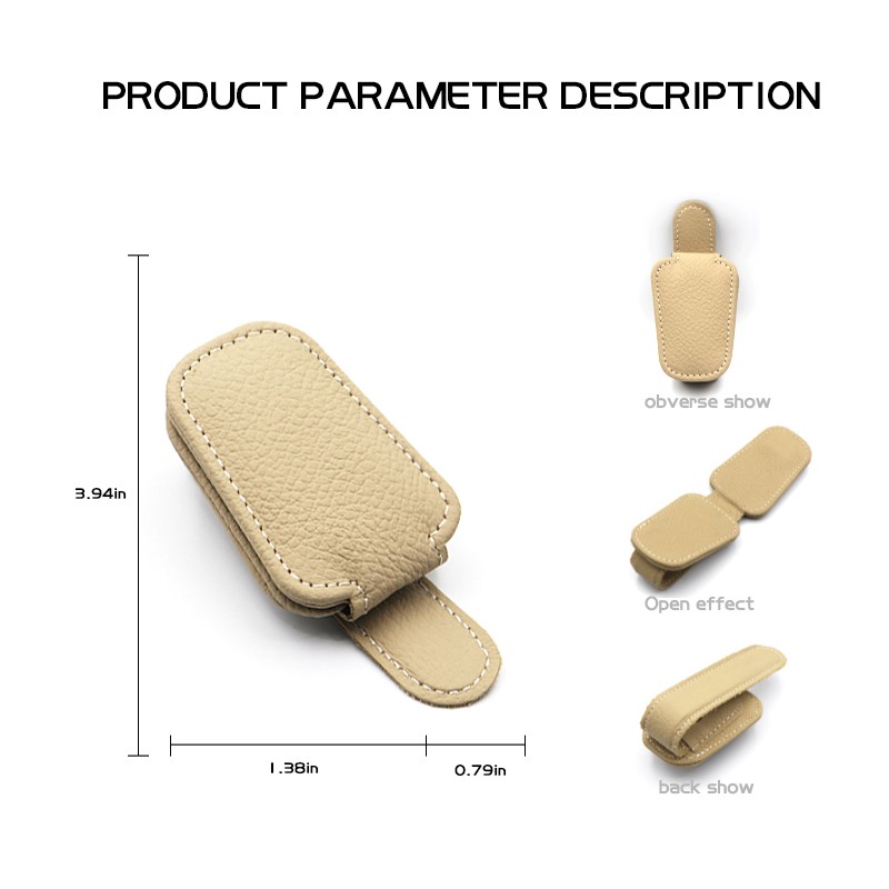 Sunglasses Holder Manufacturer - Magnetic Leather Sunglasses