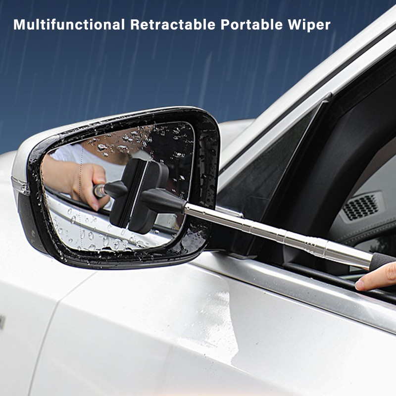 Car Cleaner Factory - Portable Car Rearview Mirror Wiper
