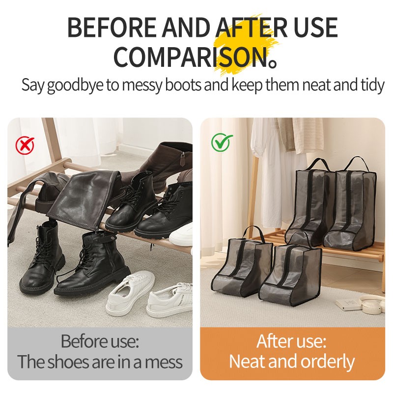 Shoe Storage Supplier - Clear Stackable PVC Shoe