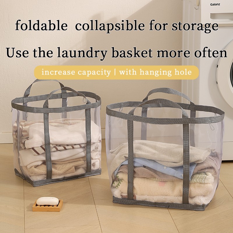Laundry Hamper Manufacturer - Bathroom Mesh Laundry Hamper