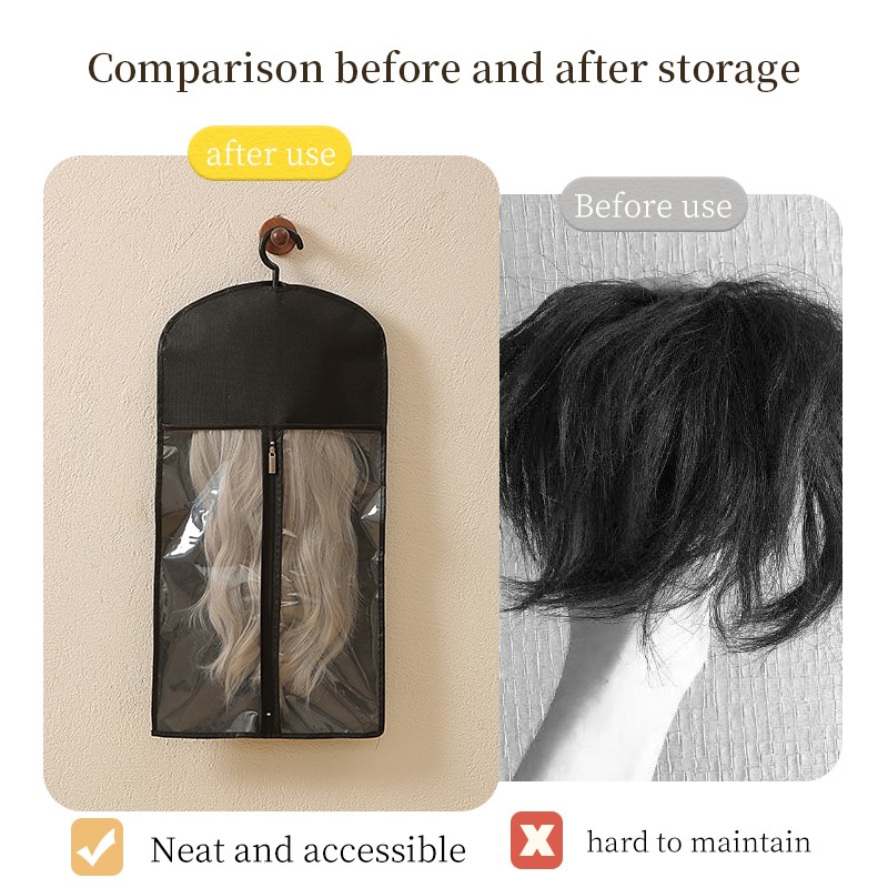 Wig Packaging Supplier - Hanging Wig Packaging Bags