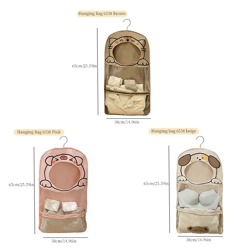 Hanging Bag Manufacturer - Cartoon Animal Patterns Closet