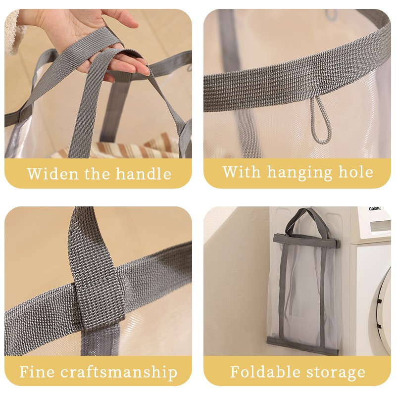 Laundry Hamper Manufacturer - Bathroom Mesh Laundry Hamper