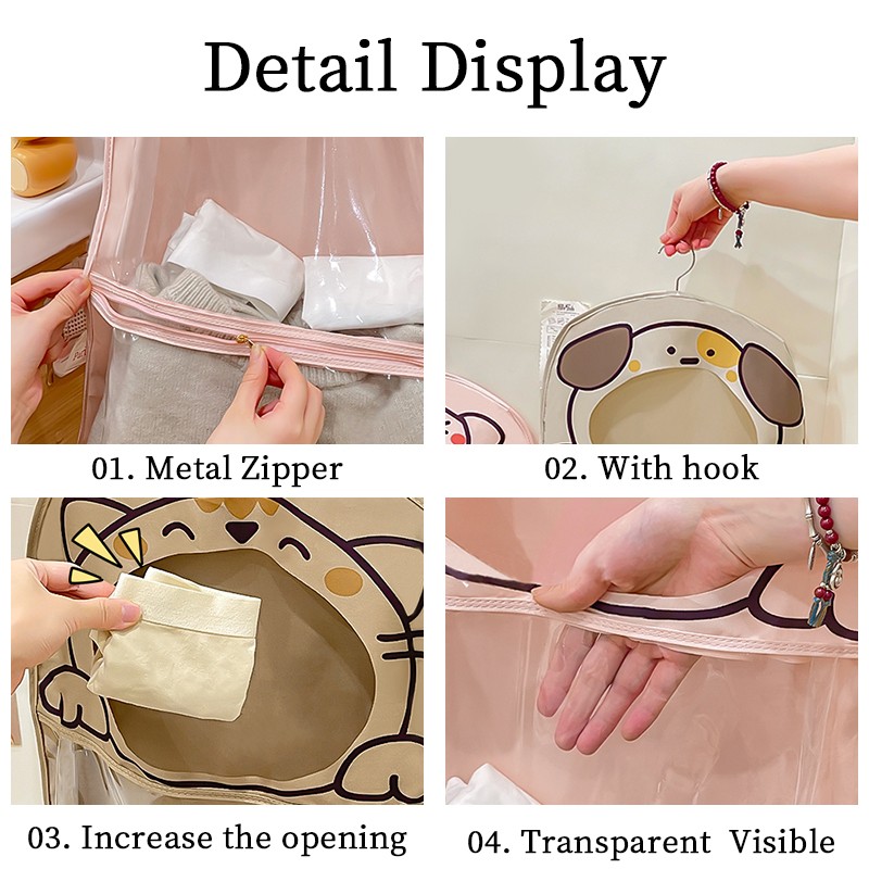 Hanging Bag Manufacturer - Cartoon Animal Patterns Closet