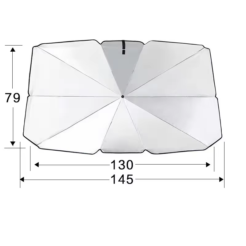 Retractable Umbrella Factory - New Car Windshield Sunshade