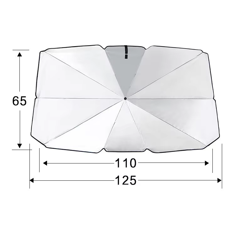 Retractable Umbrella Factory - New Car Windshield Sunshade