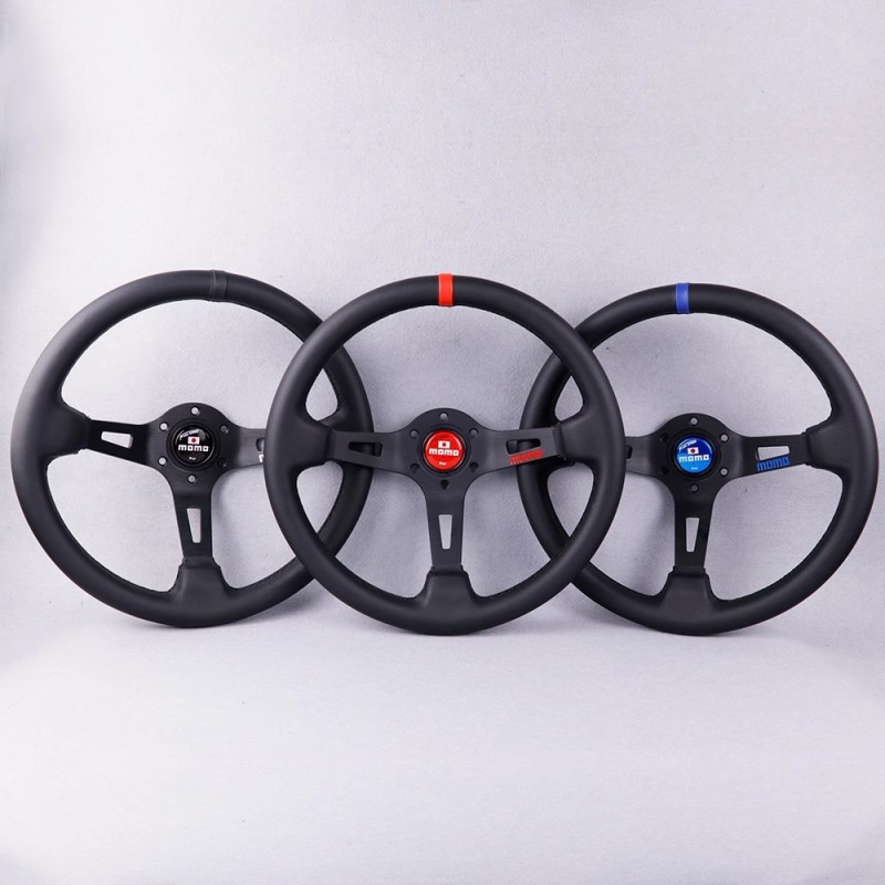 Racing Wheel Manufacturer - 13-inch Genuine Leather 3 Spoke