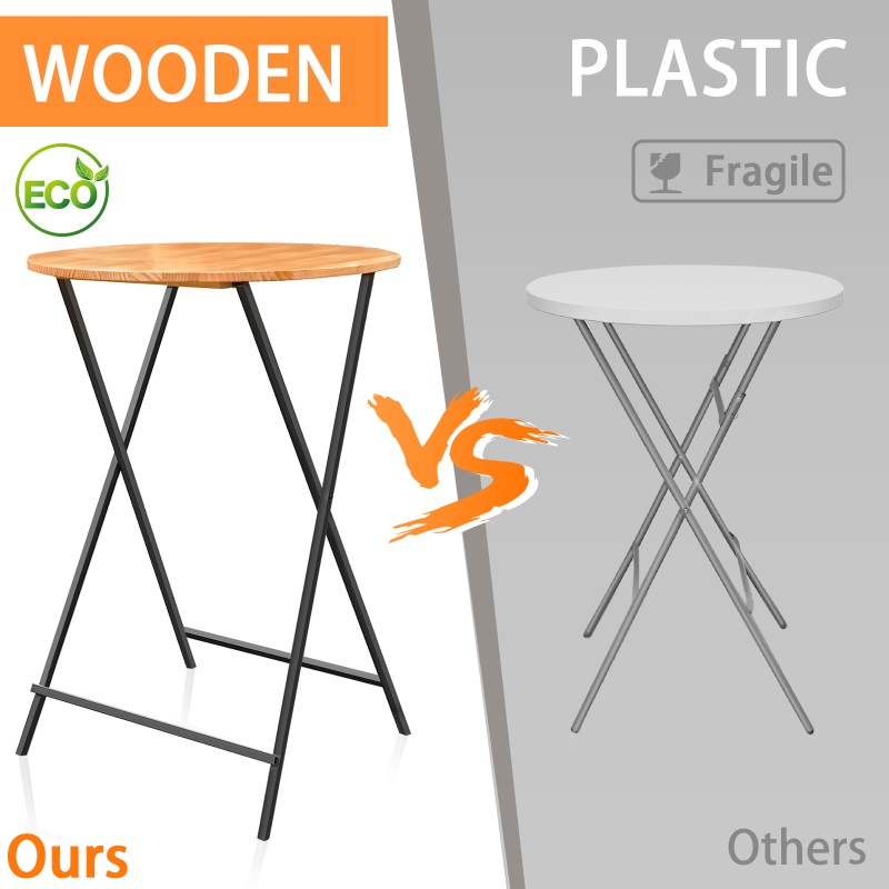 Folding Table Factory - Leisure Style Multipurpose Round Coffee Table