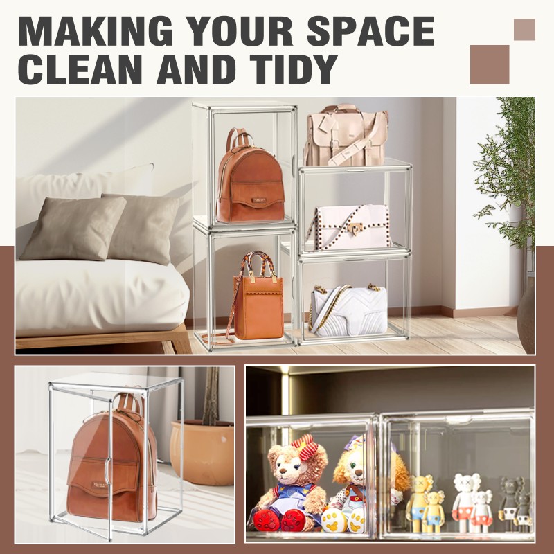 Shoes Storage Box Factory - Foldable Clear Stackable Plastic Container