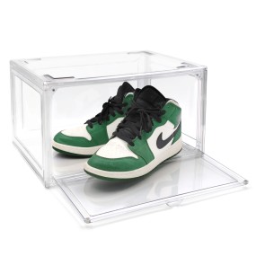 Sneaker Storage Box Manufacturer - AMZ Hot Sell Clear Plastic Drop Front