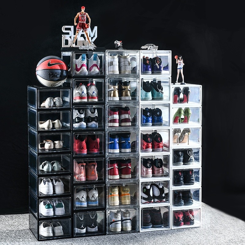 Sneaker Storage Box Factory - Wholesale Transparent Plastic Stackable Magnetic