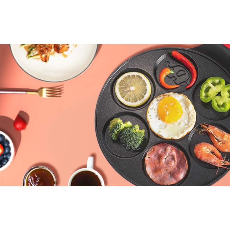 Induction Pan Factory - Household Non-stick Smiley Face Waffle Pan