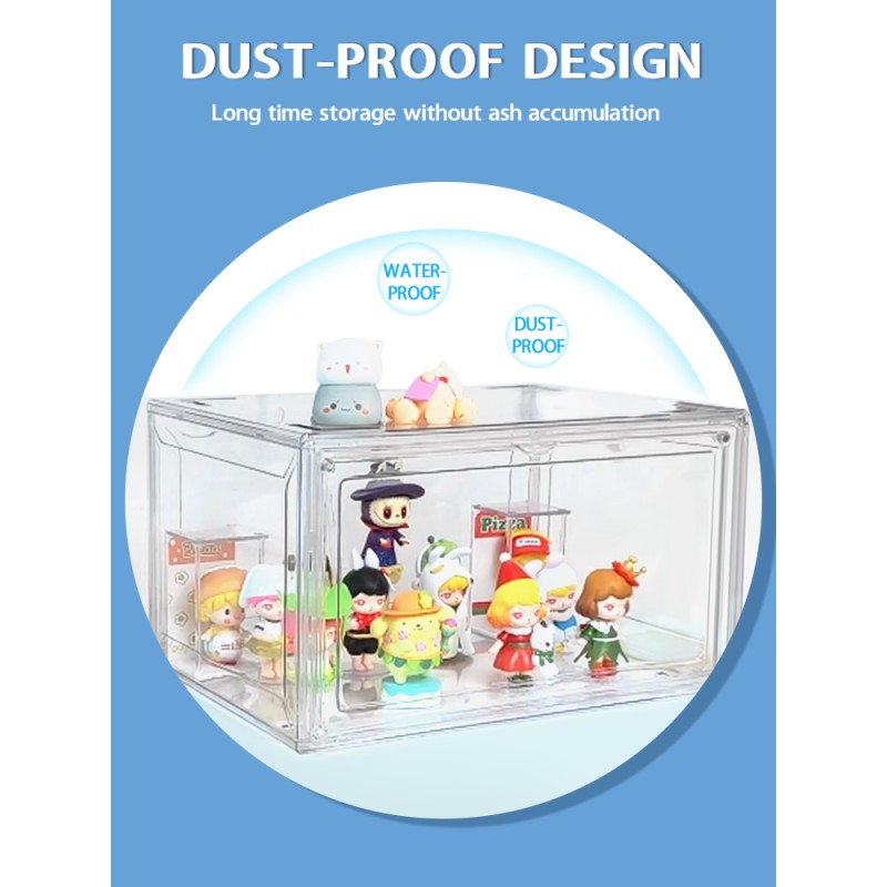 Display Racks Factory - Transparent Stackable Magnetic Storage Container