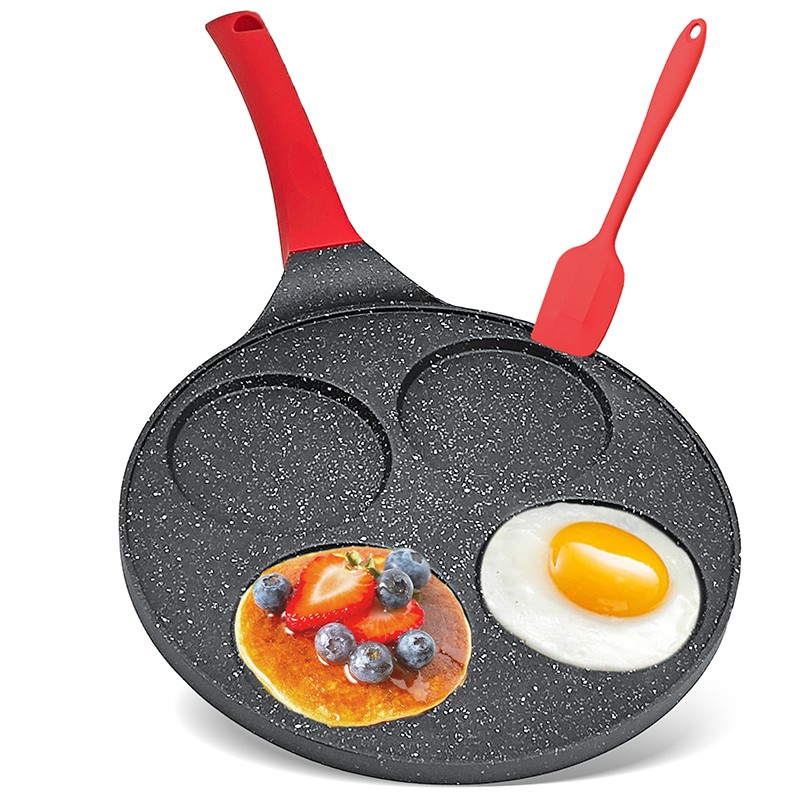 Pancake Pan Manufacturer - Kitchen 4-hole Non Stick Omelette Aluminum