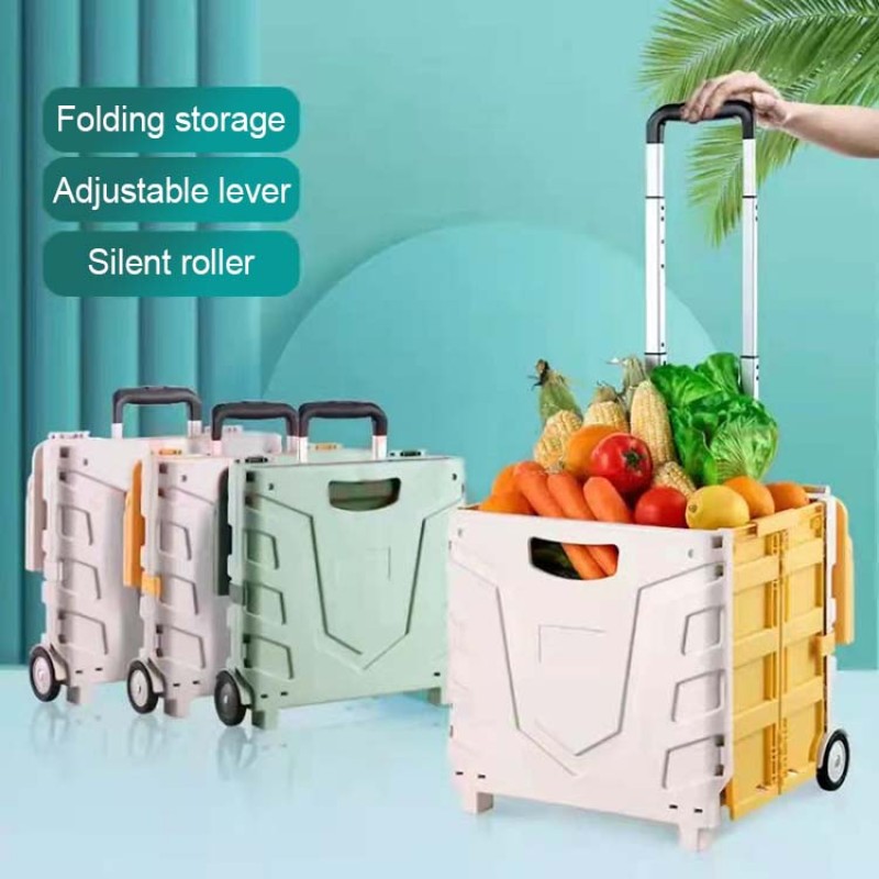 Collapsible Cart Manufacturer - Aluminium Alloy Folding Shopping Trolley