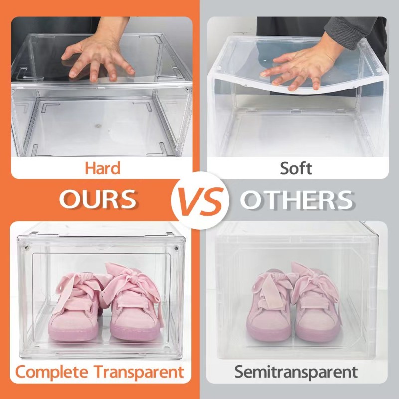 Figures Storage Bins Manufacturer - Hot Selling Clear Plastic Shoes Box