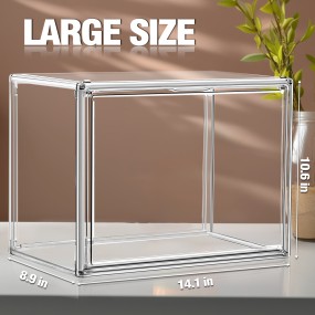 Shoes Storage Box Factory - Foldable Clear Stackable Plastic Container