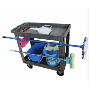 Hand Truck Manufacturer - Four Wheels Green Industrial Plastic Trolley