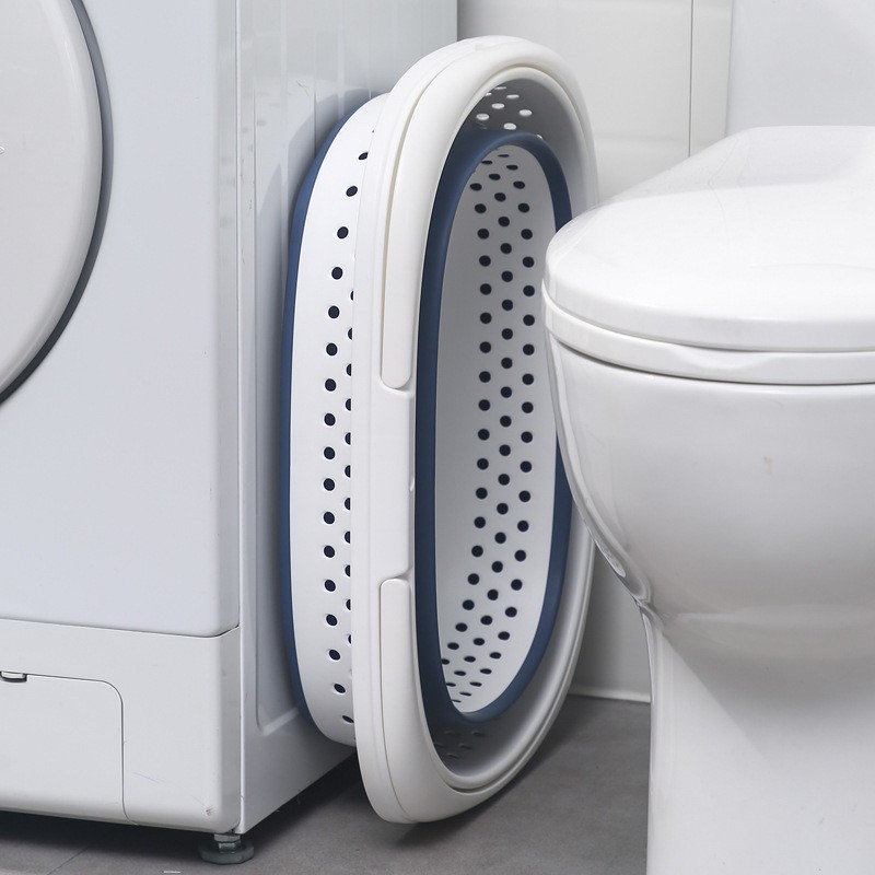 Clothes Organizer Basket Factory - Bathroom Collapsible Plastic Foldable Hamper