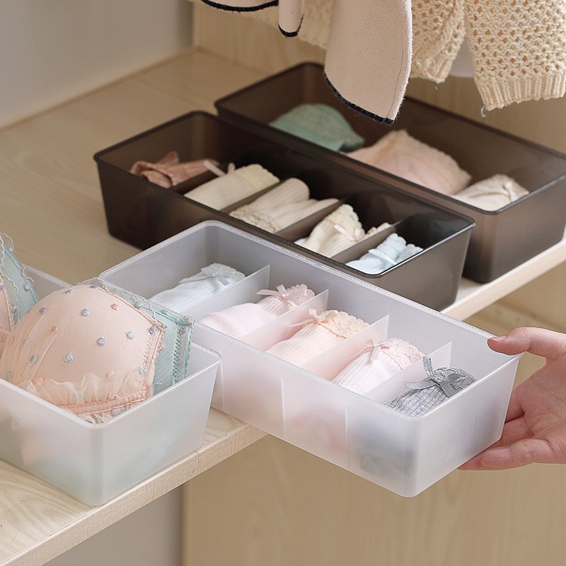 Underwear Storage Box Factory - Household Stackable Drawer Partition Plastic