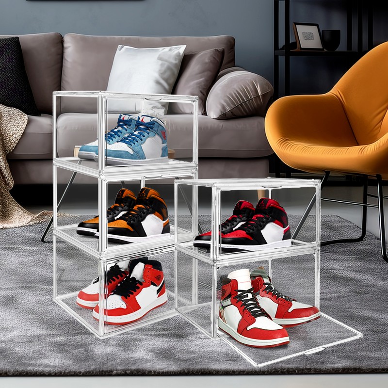 Portable Shoe Rack Manufacturer - Wholesale Plastic Transparent Foldable Organizer