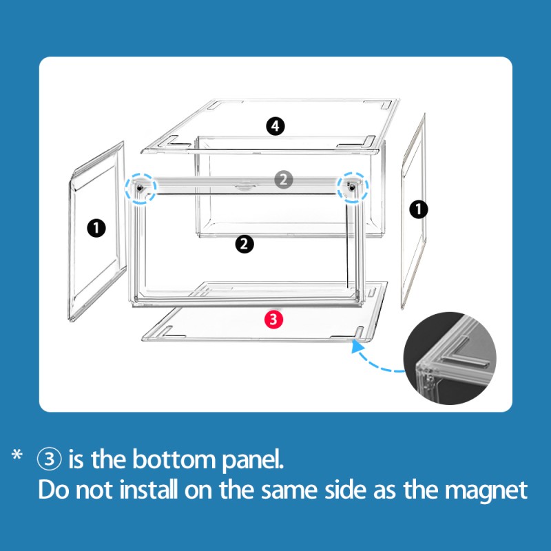 Figures Storage Bins Manufacturer - Hot Selling Clear Plastic Shoes Box