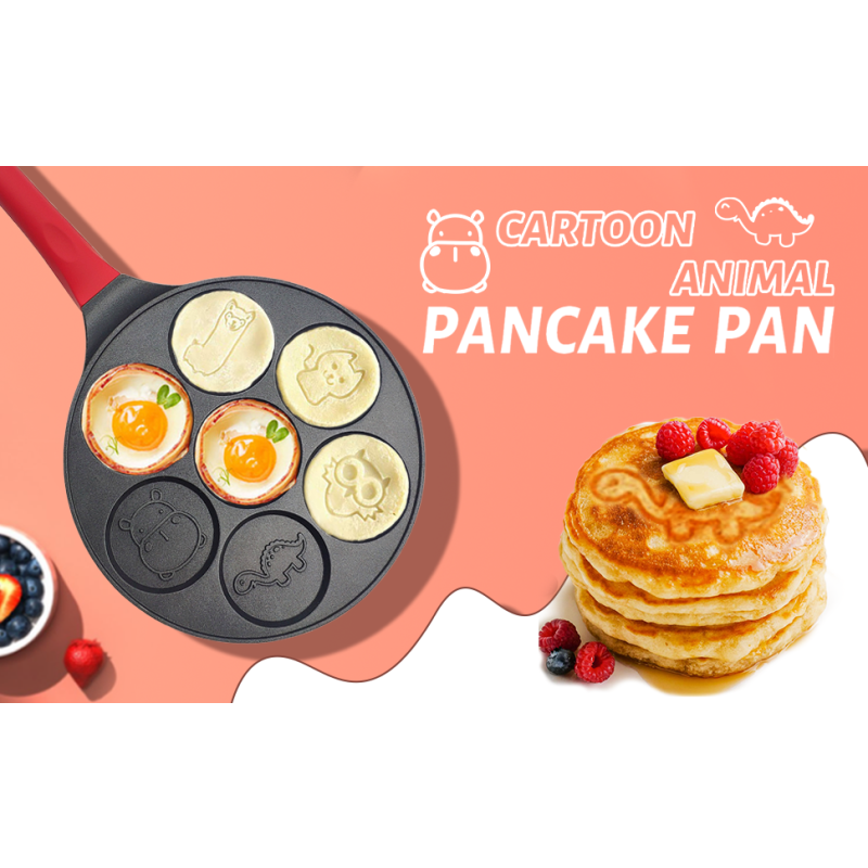 Induction Pan Factory - Household Non-stick Smiley Face Waffle Pan