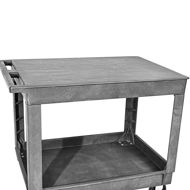 Utility Cart Factory - Office School Mail Room Plastic Shelves Cart