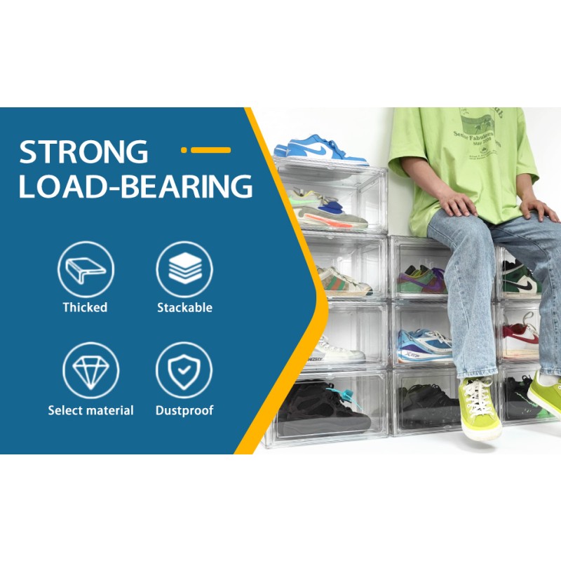 Figures Storage Bins Manufacturer - Hot Selling Clear Plastic Shoes Box