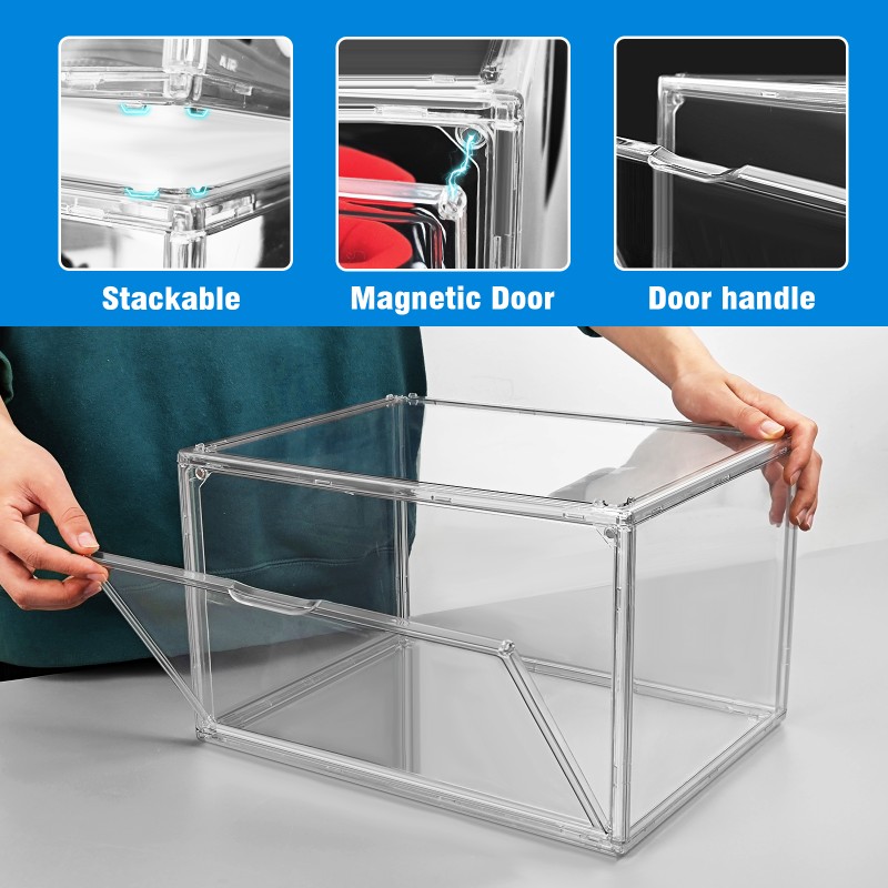 Portable Shoe Rack Manufacturer - Wholesale Plastic Transparent Foldable Organizer