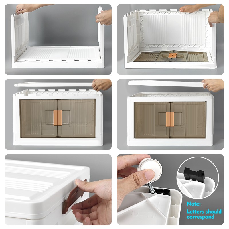 Storage Basket Factory - Household Stackable Detachable Foldable Plastic