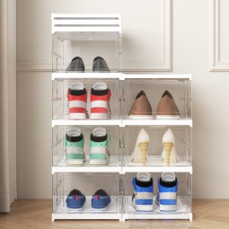 Handbag Display Case Factory - Clear Plastic Stackable Shoe Organizer