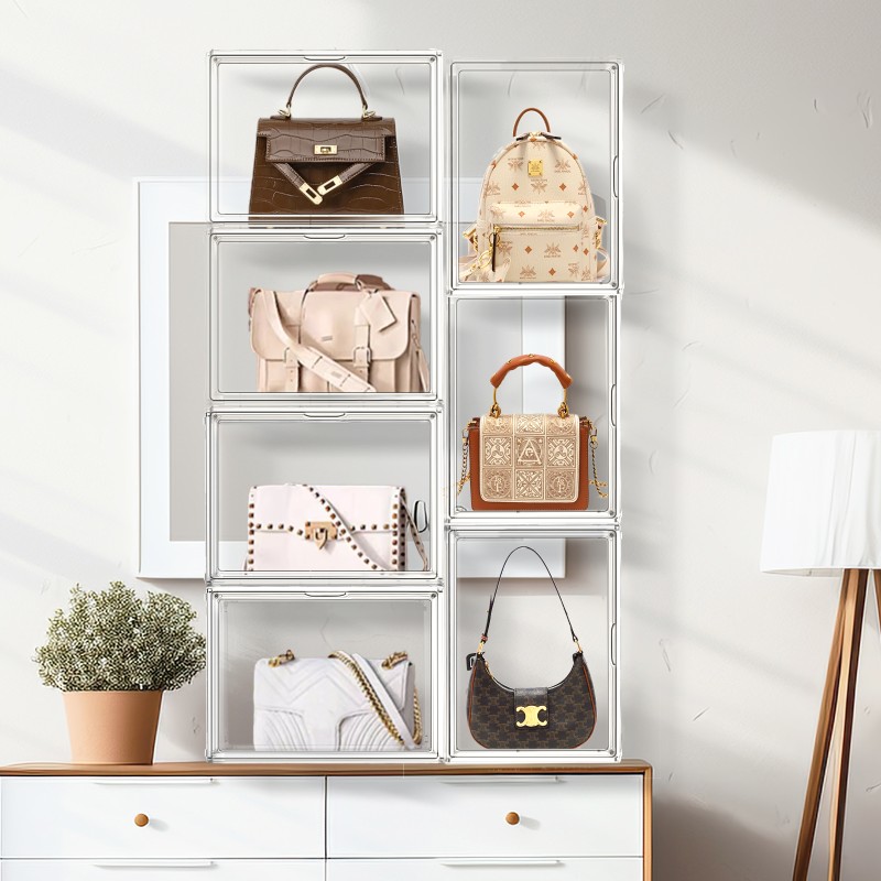 Shoes Storage Box Factory - Foldable Clear Stackable Plastic Container