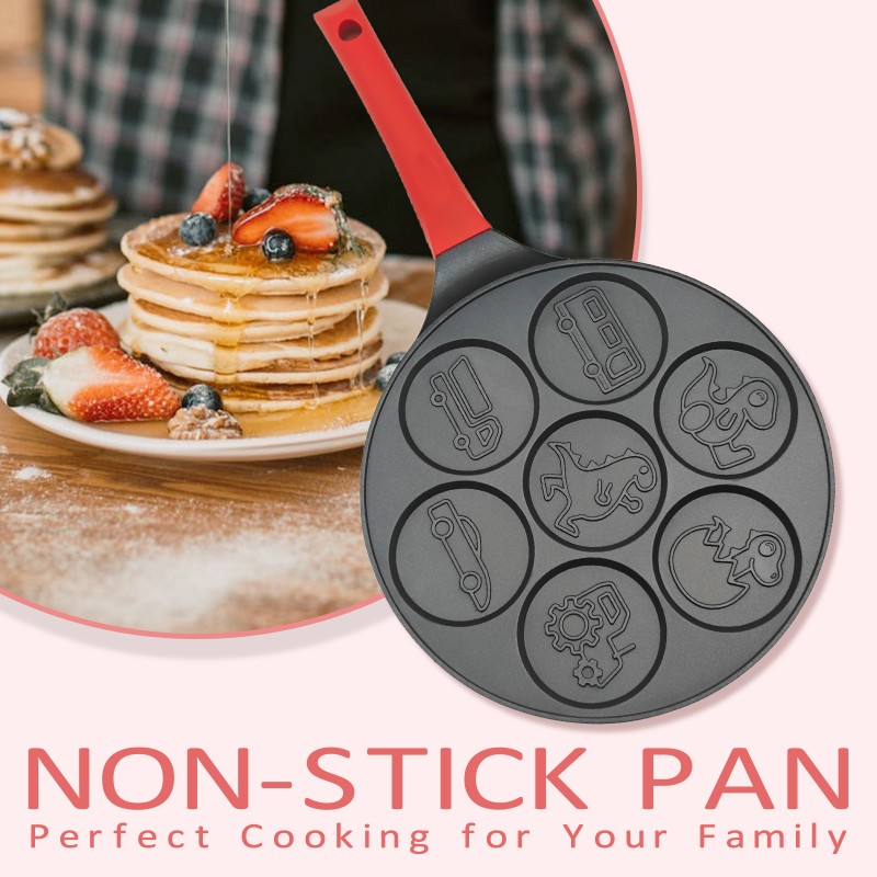 Pancake Maker Factory - Non-Stick 7-Cup Animal Blini 10 Inch