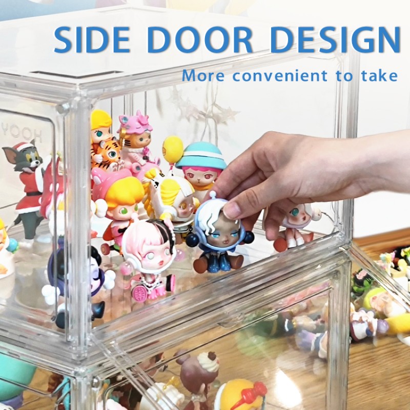 Display Racks Factory - Transparent Stackable Magnetic Storage Container