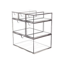 Desktop Organizer Factory - Modern Multi-Functional Transparent Jewelry Display