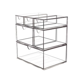 Desktop Organizer Factory - Modern Multi-Functional Transparent Jewelry Display