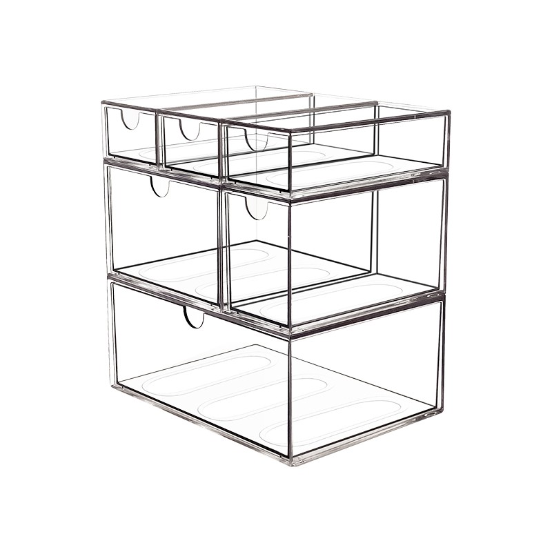 Desktop Organizer Factory - Modern Multi-Functional Transparent Jewelry Display