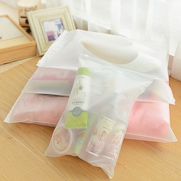 Zip Lock Bags Manufacturer - Double Face Frosted Self Seal Custom Logo