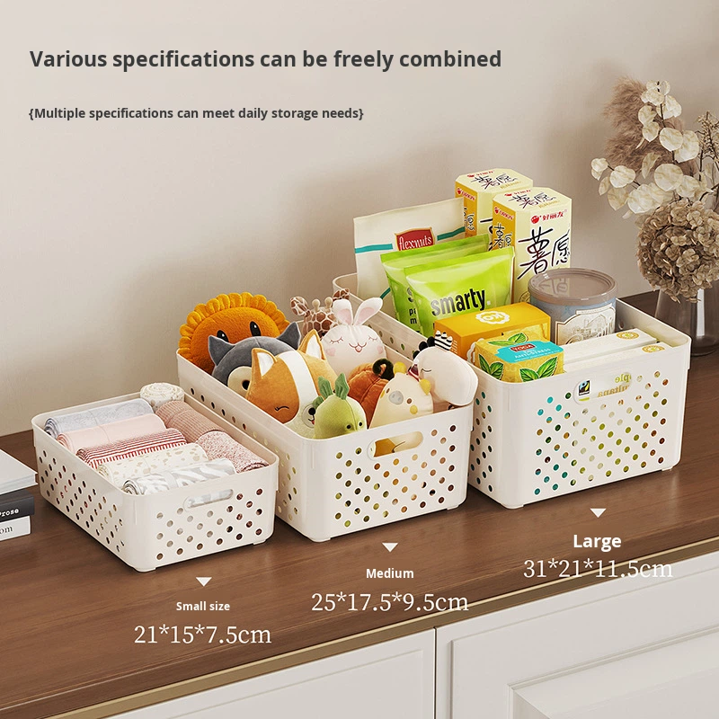 Storage Basket Manufacturer - Plastic Flat Hole-Shaped