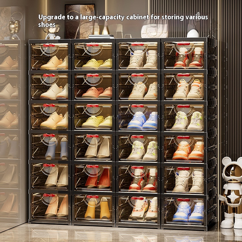 Shoe Rack Supplier - Transparent Shoe Storage Rack