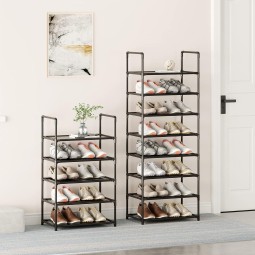 Shoe Shelf Factory - Shoe Shelf Rack Large Wrought Iron