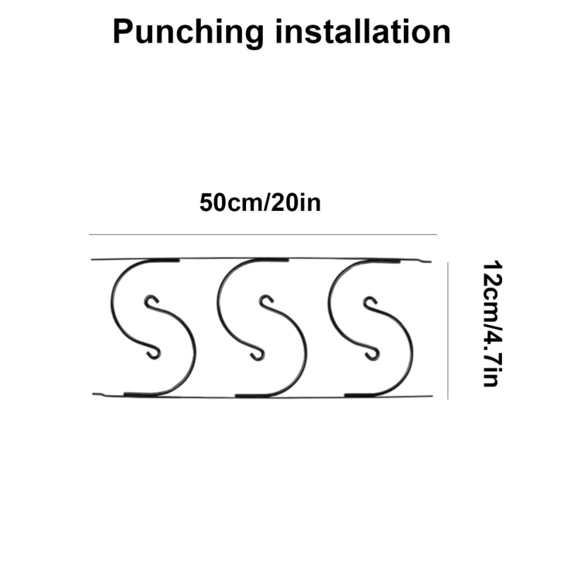Wall Rack Manufacturer - Multifunctional Wrought Iron Wall-Mounted