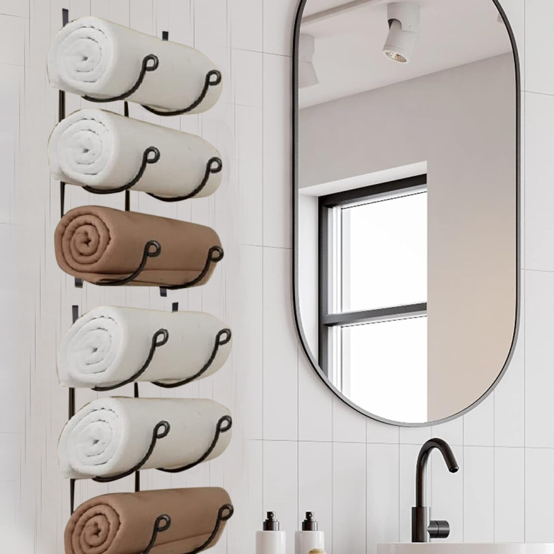 Wall Rack Manufacturer - Multifunctional Wrought Iron Wall-Mounted