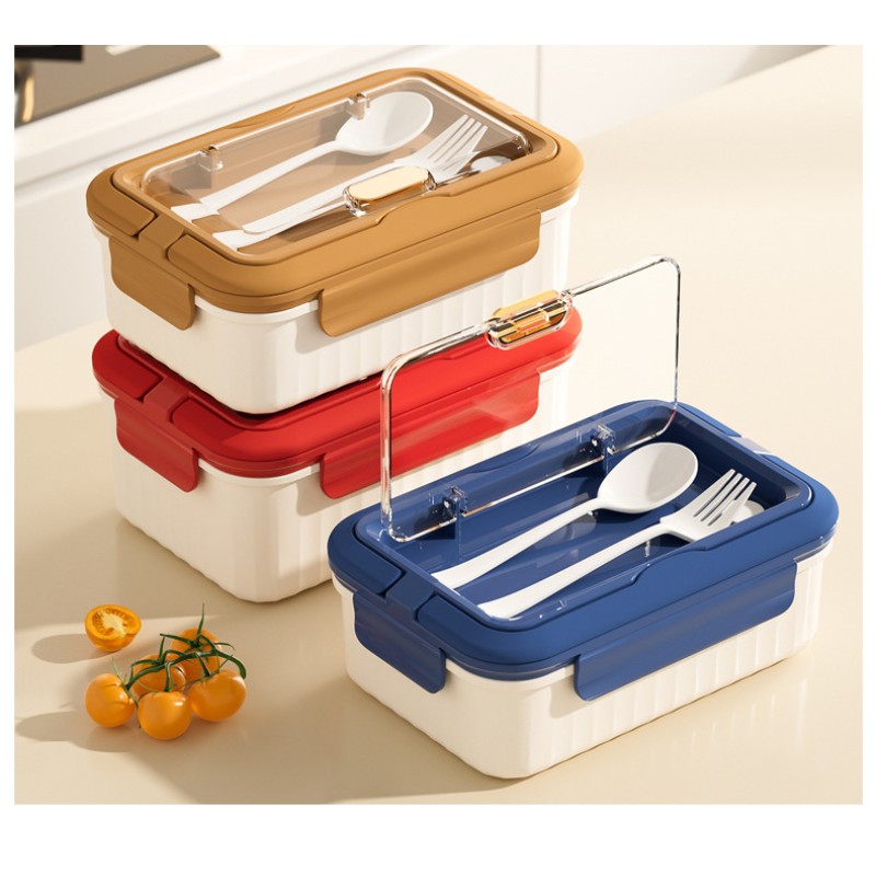 Lunch Box Manufacturer - Plastic Lunch Box With Cutlery