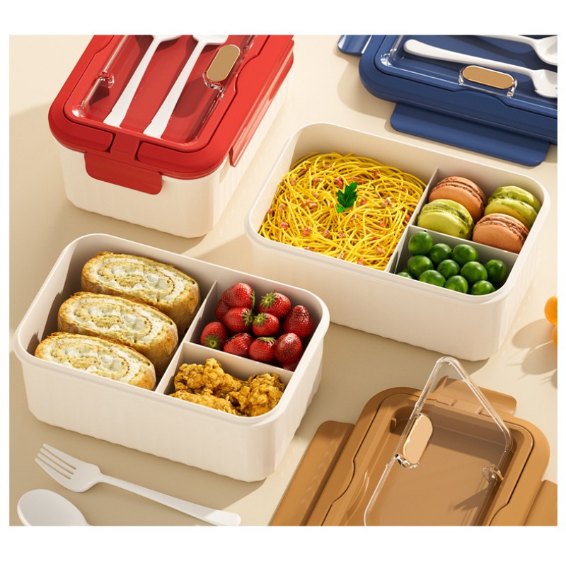 Lunch Box Manufacturer - Plastic Lunch Box With Cutlery